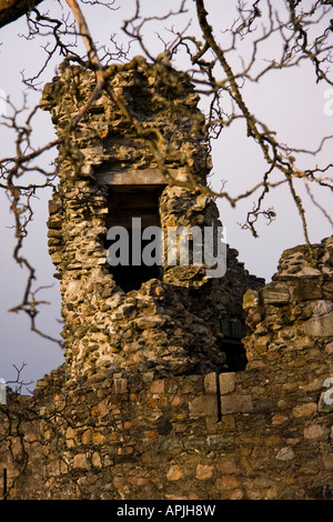 Alten Inverlochy Castle, Fort William, Schottland, UK Stockfoto