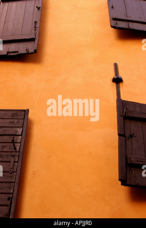 Detail Mauern der alten in Gamla Stan Stockholm Schweden Stockfoto