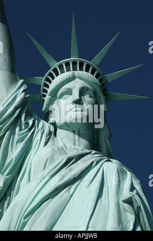 Nahaufnahme der Statue of Liberty Stockfoto