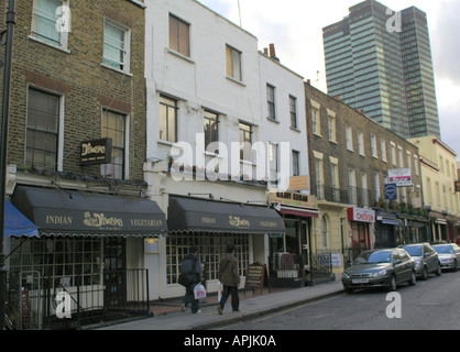 Indisches vegetarisches Restaurant Diwana auf Drummond Street London Stockfoto