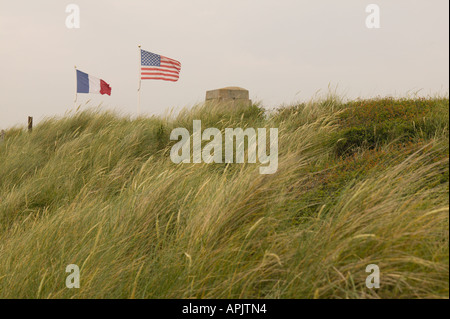 Utah Beach WW2 Battle Website Normandie Frankreich Stockfoto