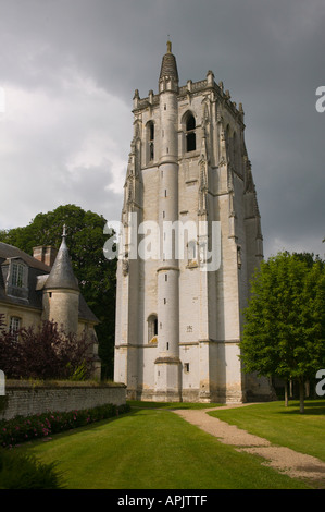 Die Abtei Le Bec-Hellouin Normandie Frankreich Stockfoto