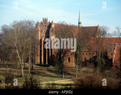 Chorin, Zisterzienserkloster, Blick von Südwesten Stockfoto