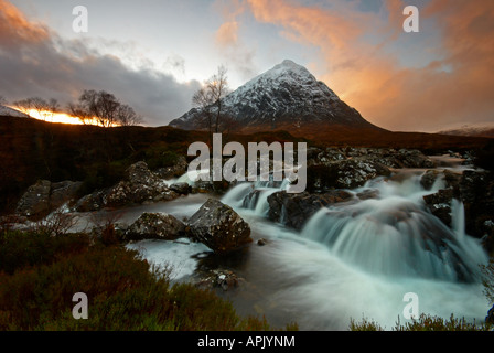 Am Nachmittag Blick über Stob Dearg, Rannoch Moor. Stockfoto