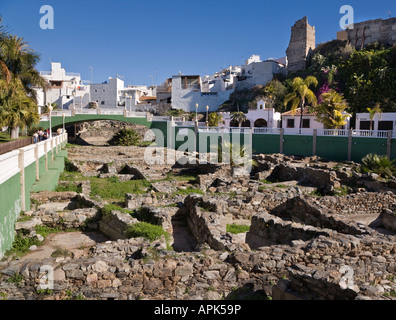 Almunecar Costa Tropical Granada Provinz Spanien Ruinen der El Majuelo phönizischen römischen Fische Salzen Fabrik Stockfoto