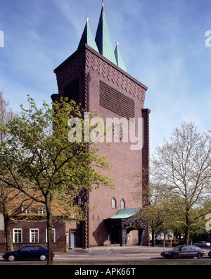 Berlin-Schmargendorf, ev. Kreuzkirche, 1929, Ernst Und Günther Paulus, Portikus von Südwesten Stockfoto