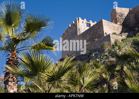 Almunecar Costa Tropical Granada Provinz Spanien Castillo de San Miguel Stockfoto