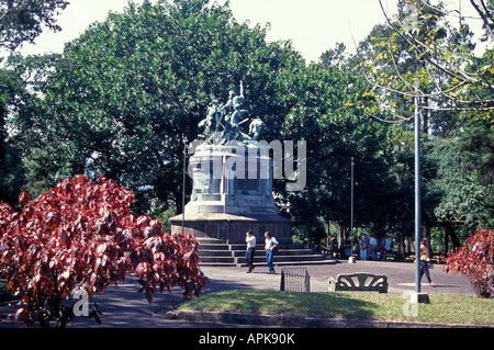 Das Monumento Nacional zeigt die Ausweisung von William Walker aus Mittelamerika, Parque Nacional, San José, Costa Rica Stockfoto