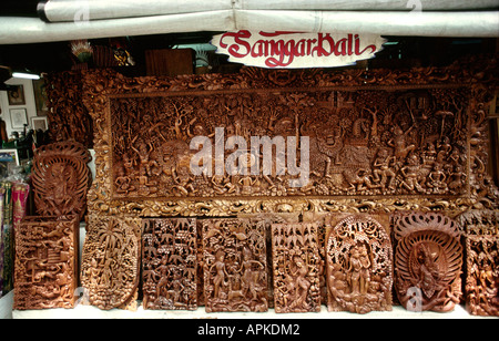 Indonesische Handwerk balinesischen Panel ausführlich Kepelan Holz