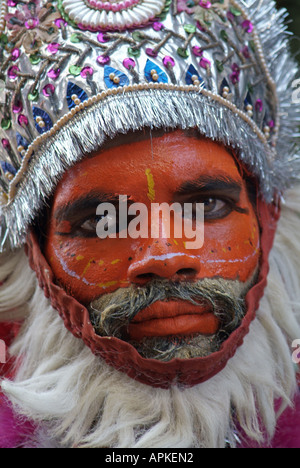 Pilger auf der Pushkar Kamel Messe in Indien Stockfoto