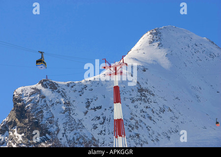 Seilbahn in Kaprun, Österreich Stockfoto