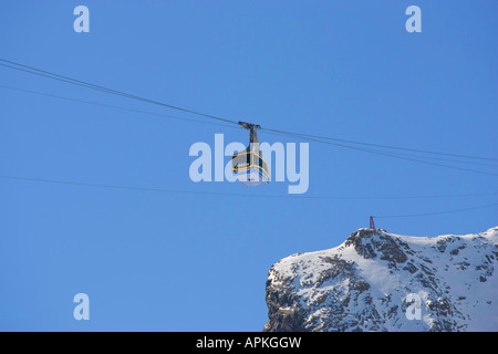 Seilbahn in Kaprun, Österreich Stockfoto