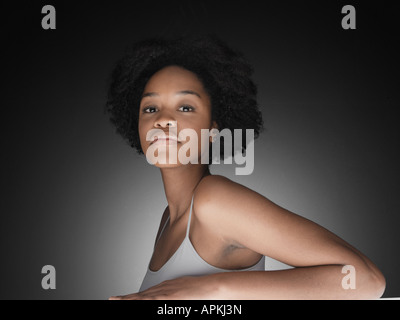 Junge Frau (Hochformat) Stockfoto