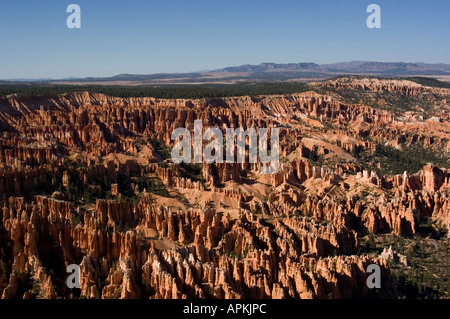 Bryce Canyon National Park Amphitheater und Hoodoos Silent Stadt von Bryce Point Stockfoto