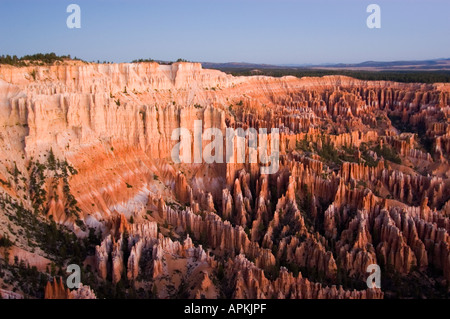 Bryce Canyon National Park Grotten Hoodoos und Amphitheater von Bryce Point Sonnenaufgang Stockfoto