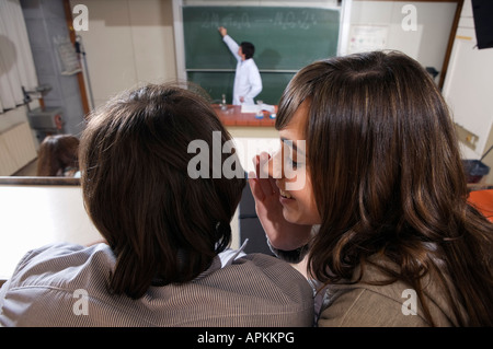 Schüler und Lehrer im Klassenzimmer Stockfoto