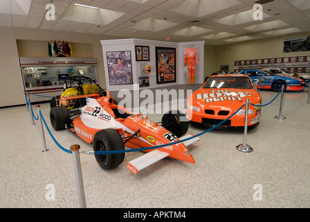 Indianapolis Motor Speedway Racing Hauptstadt der Welt und Heimat der Racing Hall Of Fame Stockfoto