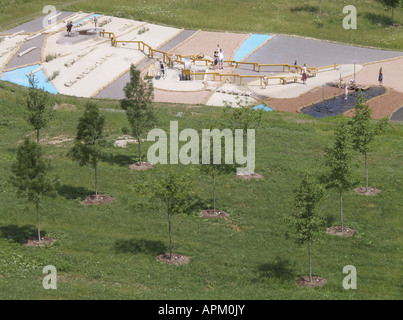 BUGA 2007, Federal Garten Ausstellung 2007 Gera und Ronneburg, Bundesgartenschau, Deutschland, Ronneburg Stockfoto