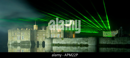 Bonfire Night in Leeds Castle in der Nähe von Maidstone Kent England UK Stockfoto