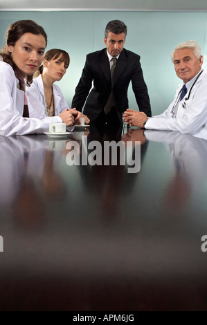 Krankenhaus-Manager Vorstandssitzung Stockfoto
