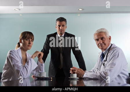 Krankenhaus-Manager Vorstandssitzung Stockfoto