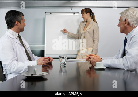 Krankenhaus-Manager Vorstandssitzung Stockfoto