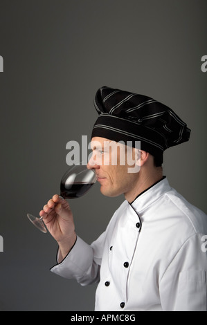 Somellier Porträt Stockfoto