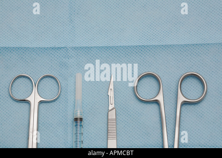 Chirurgische Instrumente (close-up) Stockfoto