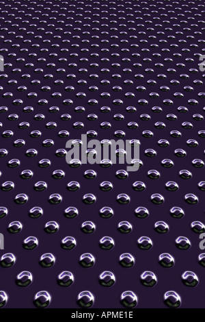 Metallplatte niedrigen Licht Foto Stockfoto