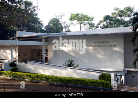 Eingang australische Regierung Hellfire Pass Memorialmuseum und Besucher Zentrum Thailand. Stockfoto