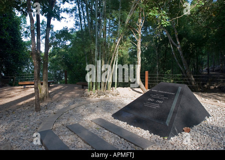 Australische Regierung Hellfire Pass Memorial Wanderweg Thailand Stockfoto