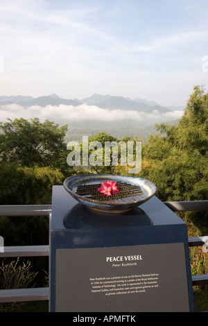 Australische Regierung Hellfire Pass Memorial Wanderweg Thailand Stockfoto