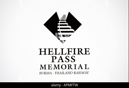 Australische Regierung Hellfire Pass Memorial Wanderweg Thailand Stockfoto