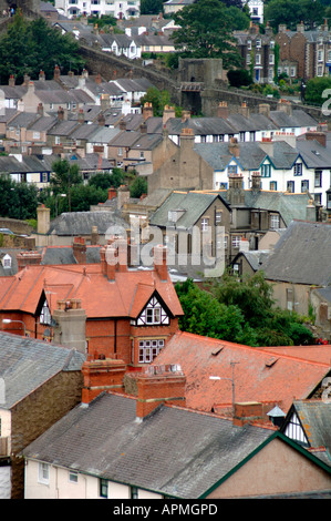 Gebäude & Häuser In Nordwales Conway Stockfoto