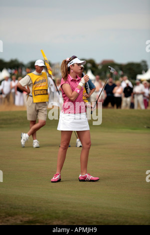 Paula Creamer Profi-Golfer in Royal Lytham 2006 Stockfoto