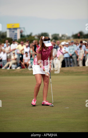 Paula Creamer Profi-Golfer in Royal Lytham 2006 Stockfoto