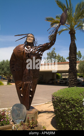 Innenstadt von historischen Old Town Scottsdale Arizona USA mit vielen touristischen Attraktionen Stockfoto