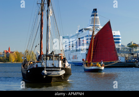 Die maritime Epochen am südlichen Hafen von Helsinki, Helsinki, Finnland, Europa. Stockfoto