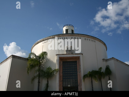 Außenansicht der Eingang zum Vereinigte Staaten Post Miami Beach Florida, November 2007 Stockfoto