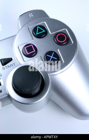 Nahaufnahme von Playstation controller Stockfoto