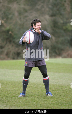 Walisischen Rugby Union Training Boden Hensol Vale von Glamorgan South Wales GB UK 2008 Stockfoto