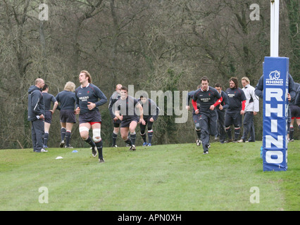 Walisischen Rugby Union Training Boden Hensol Vale von Glamorgan South Wales GB UK 2008 Stockfoto