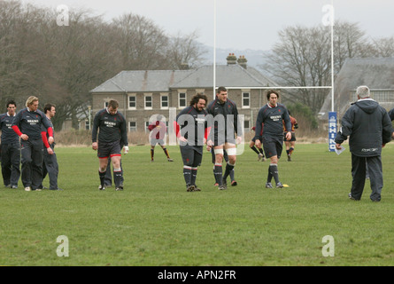 Walisischen Rugby Union Training Boden Hensol Vale von Glamorgan South Wales GB UK 2008 Stockfoto