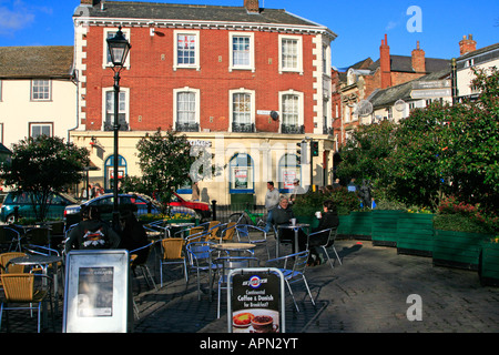 Harpur quadratischen Markt einkaufen Bedford Stadtzentrum Bedfordshire England uk gb Stockfoto