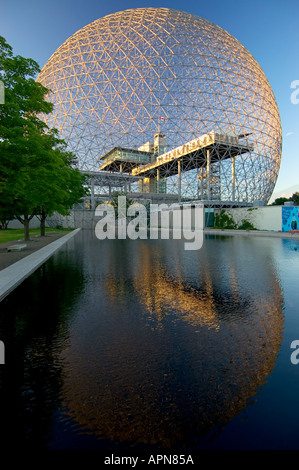 Biosphäre, Île Sainte-Hélène, Parc des Iles, Montreal, Quebec, Kanada Stockfoto