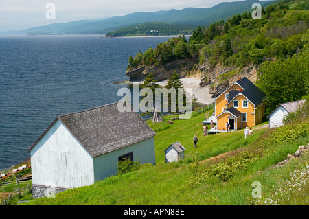 Anse Blanchette, Grande Grab, Forillon Nationalpark Gaspe Halbinsel, Quebec, Kanada Stockfoto