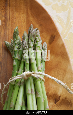 Reihe von Spargel Stockfoto