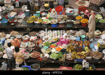 Zentralmarkt Kota Bahru Malaysia Stockfoto