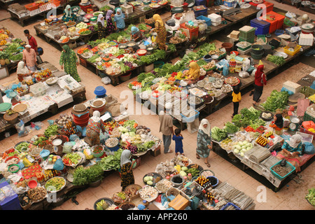 Zentralmarkt Kota Bahru Malaysia Stockfoto
