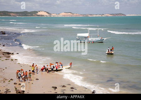 Praia da Pipa Pipa Beach, Rio Grande do Norte, Brasilien Stockfoto